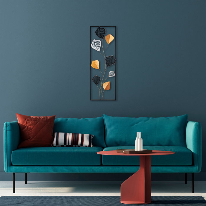 Wallity Crabtree Escultura de Pared de Metal Multicolor